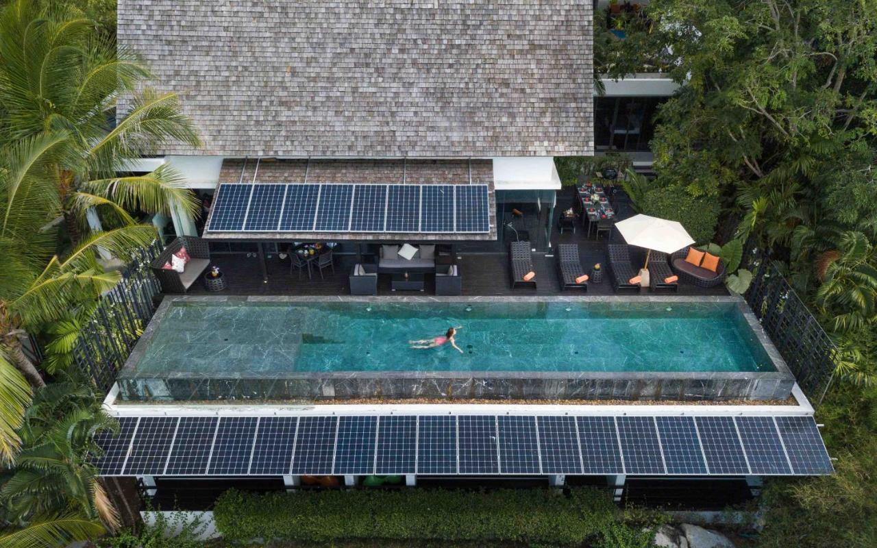 Villa Yang, Private Oceanfront Villa, Strand Kamala Exterior foto
