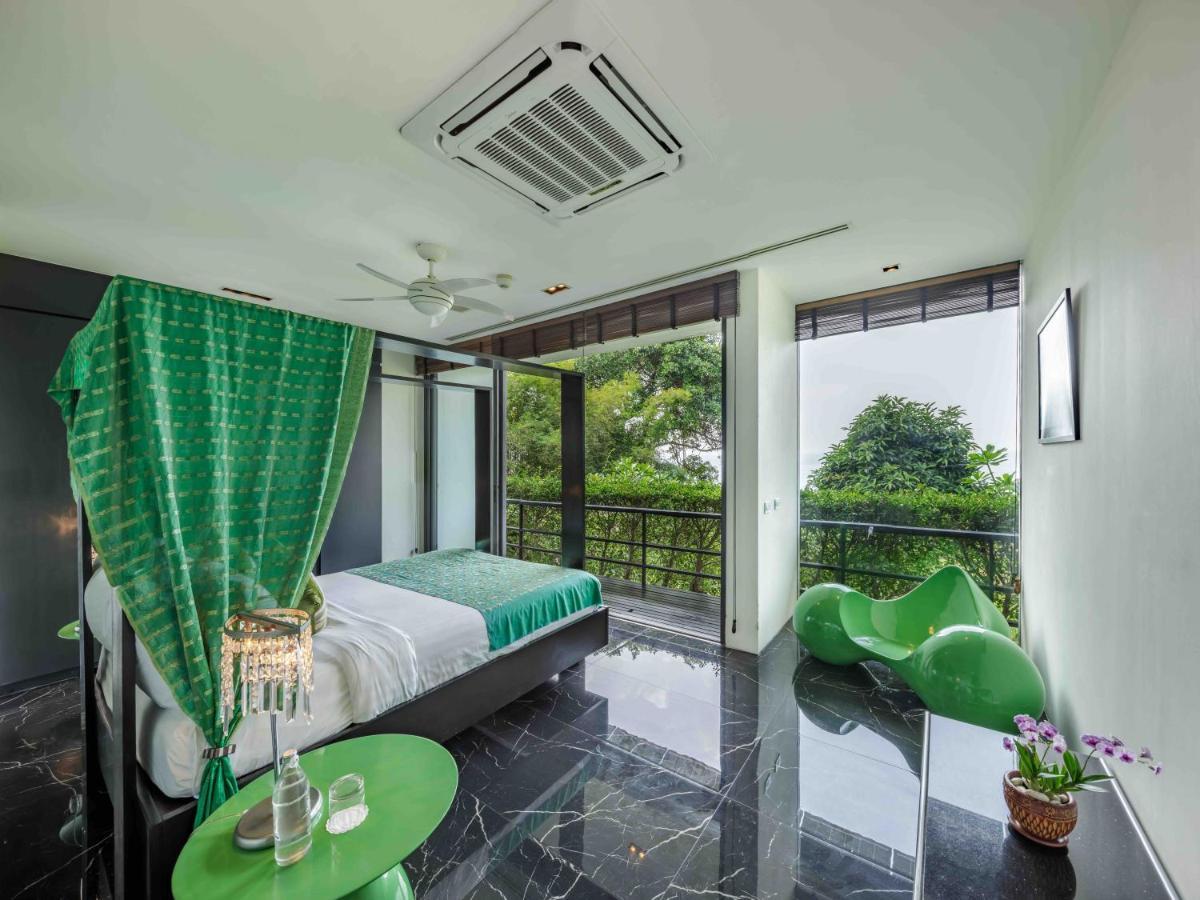 Villa Yang, Private Oceanfront Villa, Strand Kamala Exterior foto