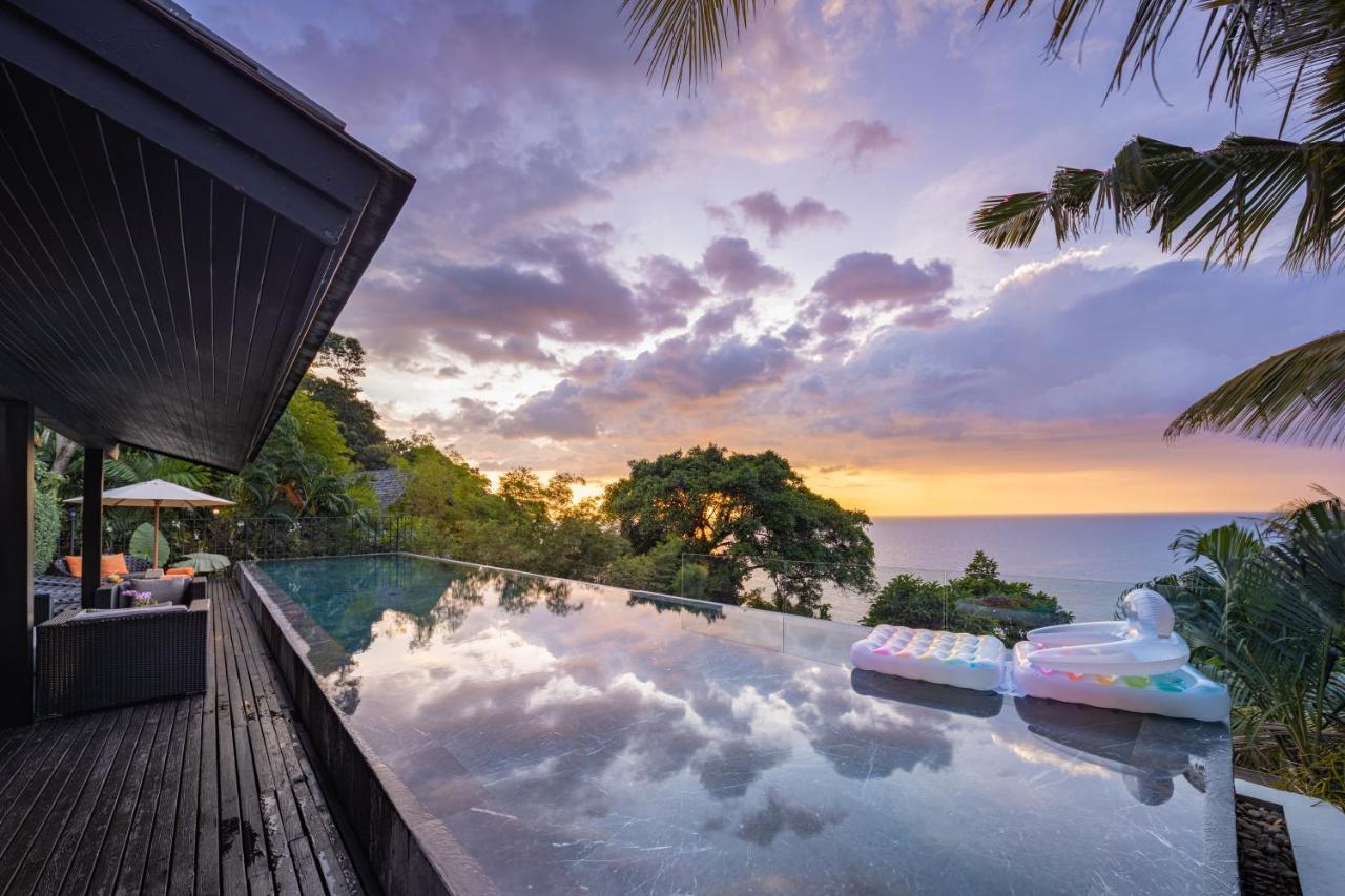 Villa Yang, Private Oceanfront Villa, Strand Kamala Exterior foto
